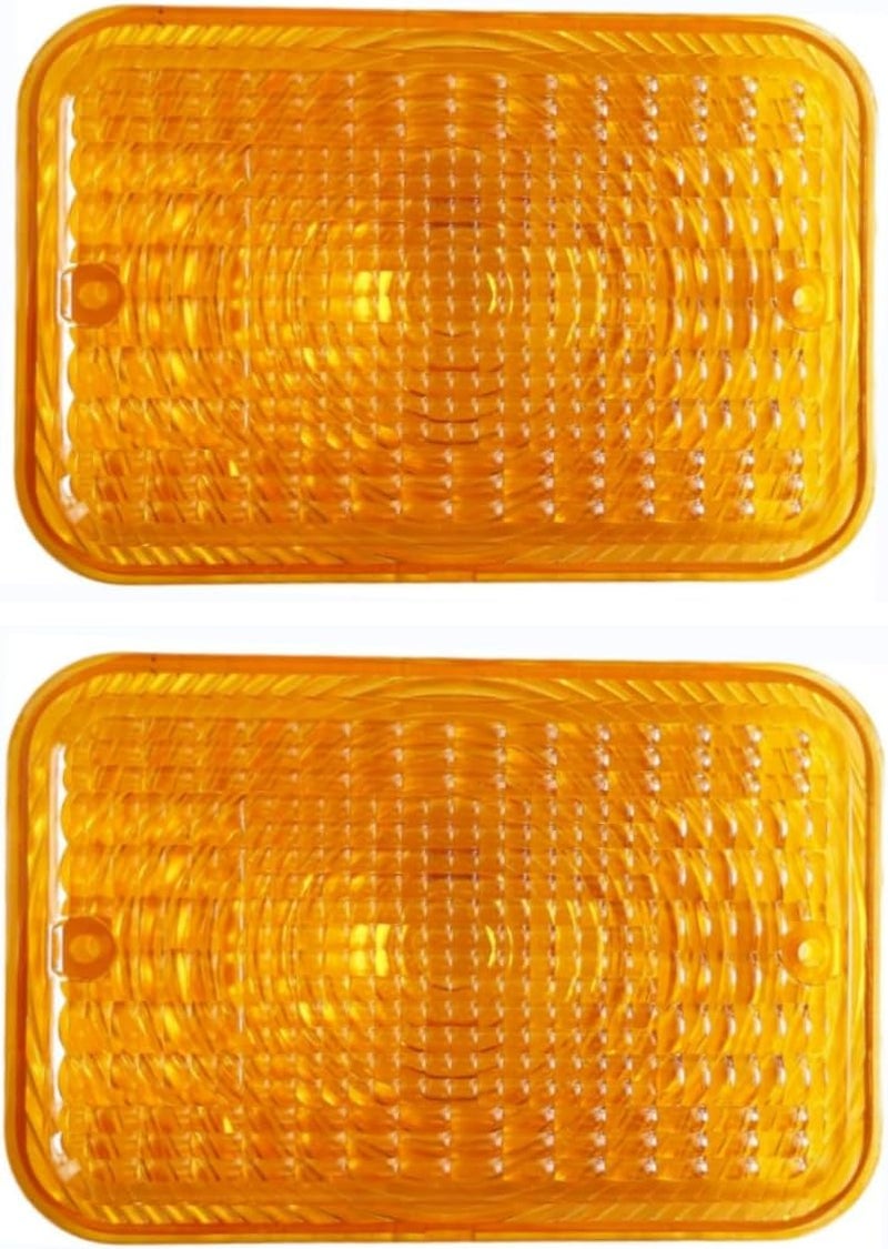 Dgdhf Replacement Amber Tail Light Lens LVU18745 Fits John Deere 1023E 1025R 1026R 2025R 2027R 2032R 2038R 2305 2320 2520 Tractor (Set of 2) - Image 1